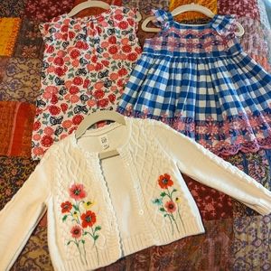 Gap Tea sweater dress set 18-24 months